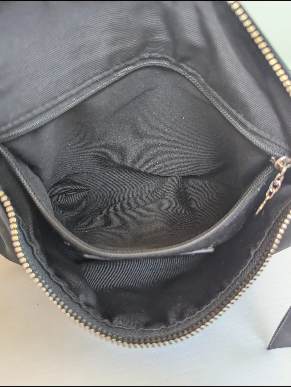 Coach Black Shoulder Bag with Cherry Charm Accent